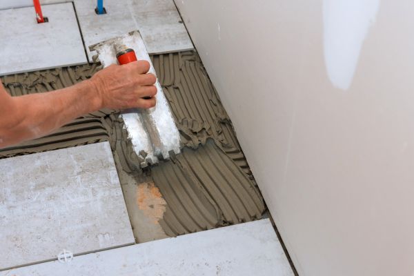 Bathroom Floor Renovation in Loveland